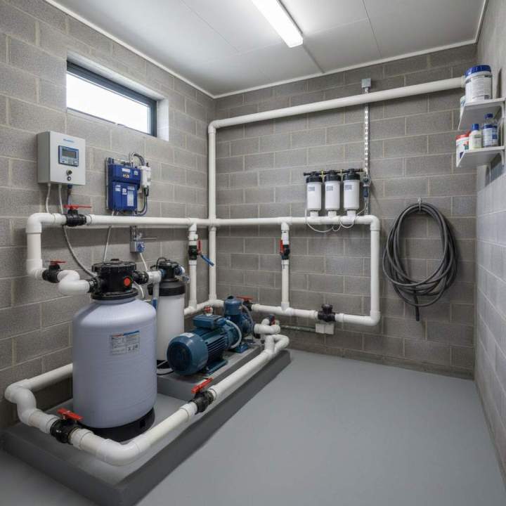 Local technique piscine adapté La Possession