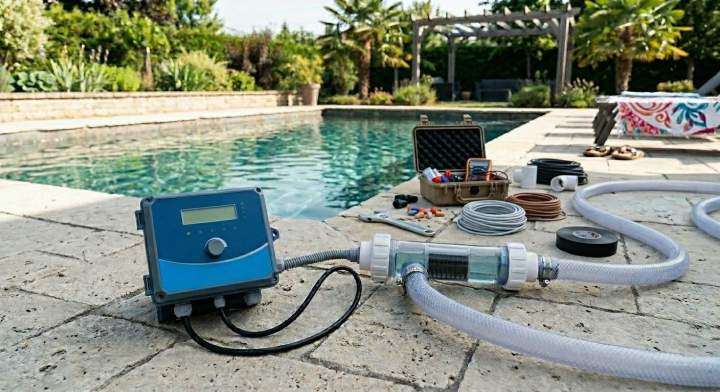 Piscine bien entretenue La Possession