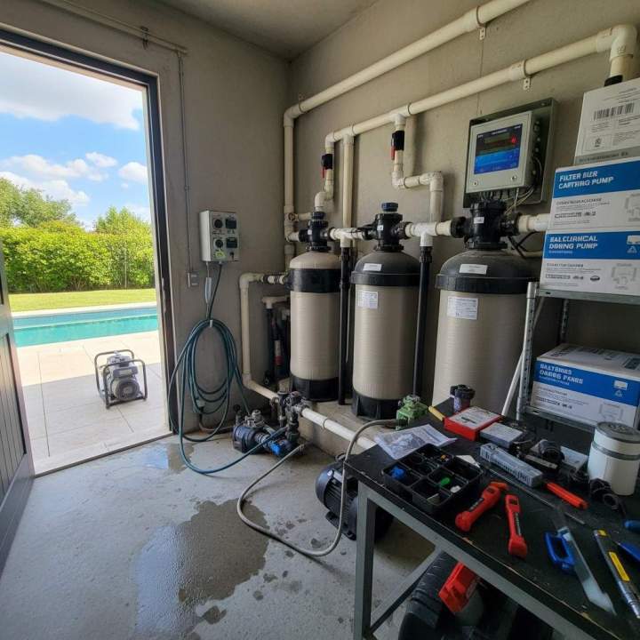 Dépannage local technique piscine La Possession