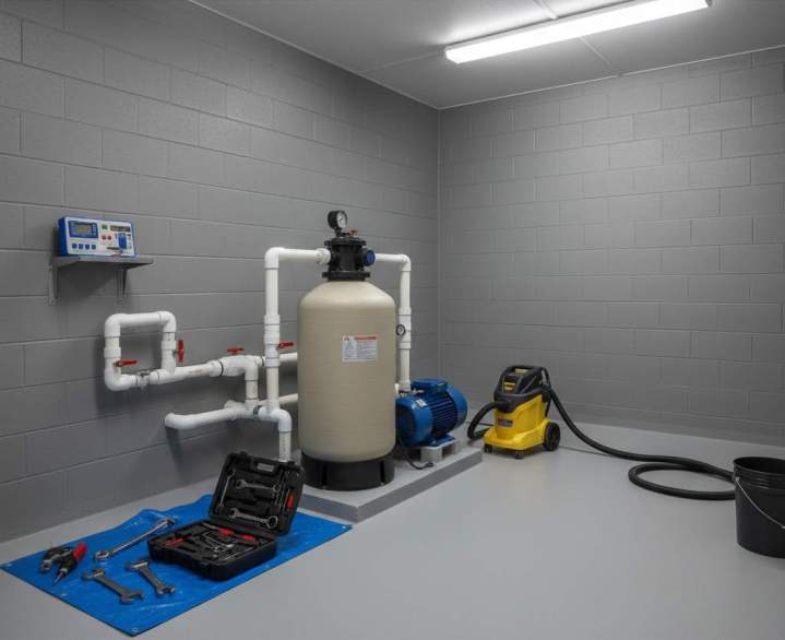 Piscine bien entretenue La Possession