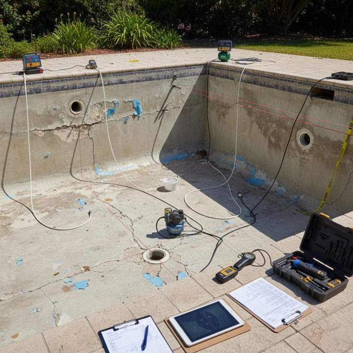 Diagnostic piscine détériorée La Possession